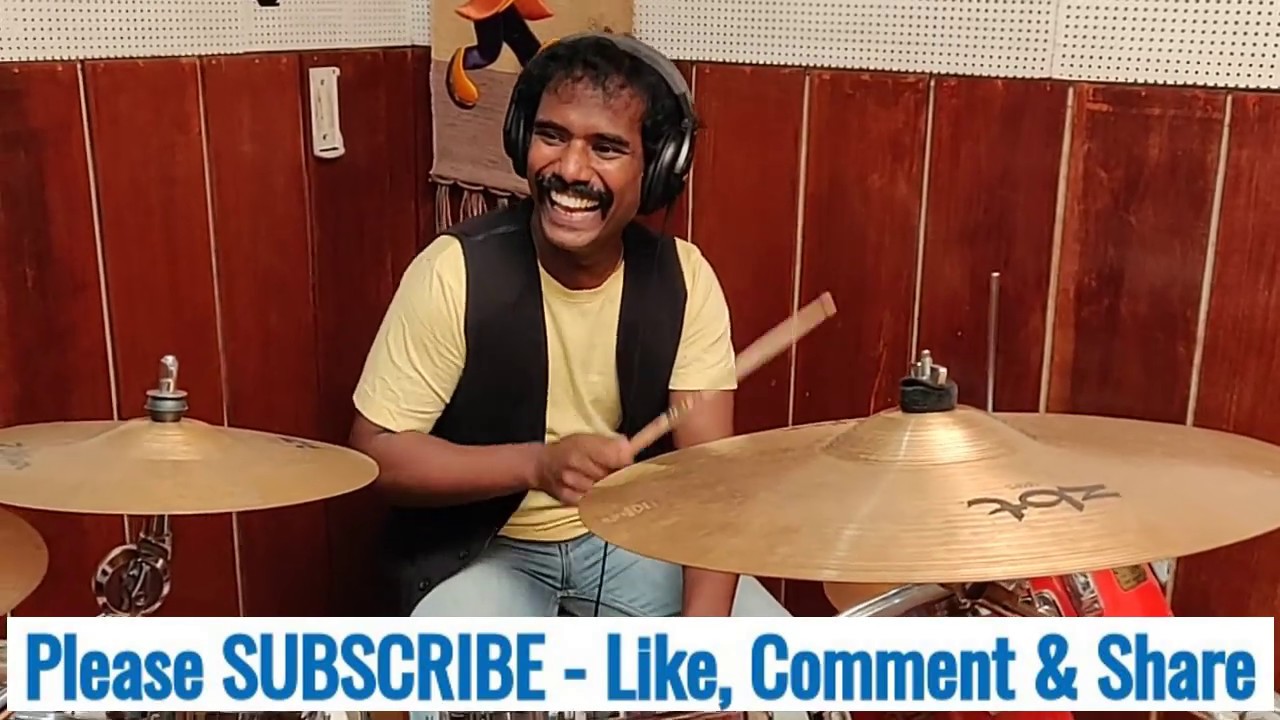 Sangeetha Megam  How To Play Drums  Dedicate to Ilayaraja sir