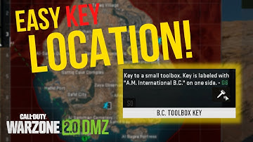 B.C. Toolbox key LOCATION GUIDE | Call of Duty Warzone 2.0 DMZ