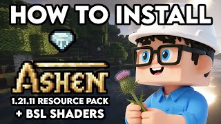 How to Install ASHEN 16x Resource pack Manually Minecraft Tutorial with bsl shaders FABRIC screenshot 4