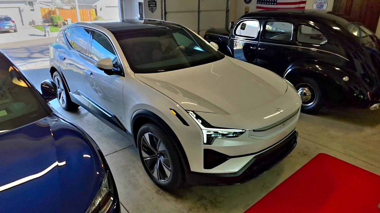 Electric Car Sounds: 2025 Polestar 3 (Single Motor RWD, Pilot)