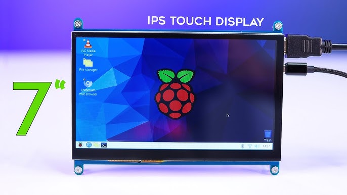 Kit d'écran LCD tactile capacitif de 7 pouces pour Raspberry Pi 4