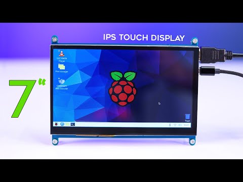 HURRISE Mini écran pour Raspberry Pi 7 Pouces LCD HDMI 1024x600