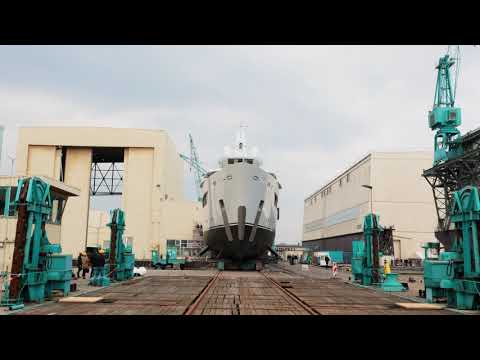 Lürssen Yachts - Launching of project 13800