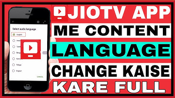 JioTv App Me Display/Content Language Change Kaise Kare | How To Change Audio Language In Jio Tv