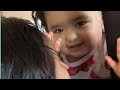 Cute baby play with mirror|| fun time|| enjoying with herself || baby laugh 😆