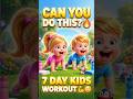 can you do this ?| 7 day workout challenge😲| #shorts #fitness #trending