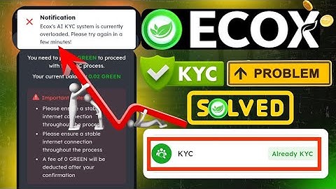 ecox kyc problem | ecox buy sell | ecox kyc verification bangla | ecox network
