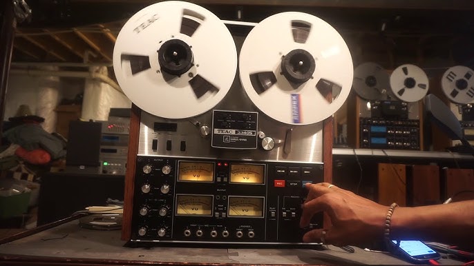 Teac Reel to reel tape Recorder A3340- HOW TO 4 TRACK Multitrack 