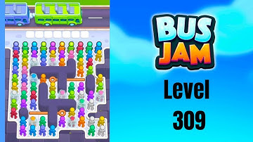 Bus jam level 309 very hard level Walkthrough Solution 