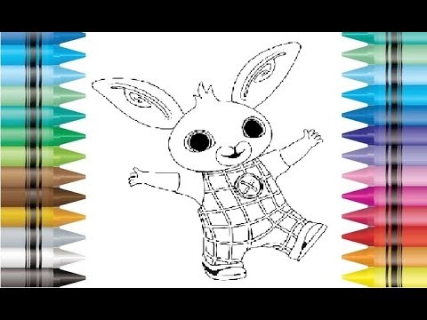 Bing Bunny Rabbit Cbeebies Coloring Colouring Pages Drawing Book For ...