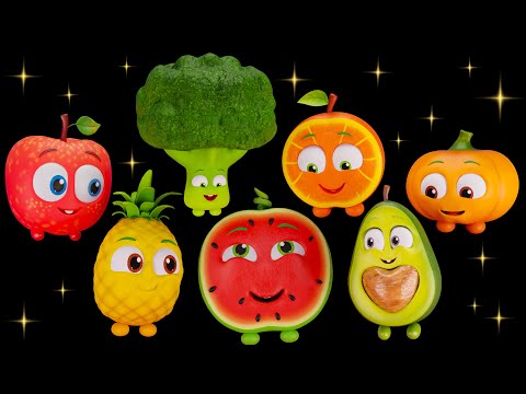 Tickle Tickle Funky Fruits | Baby Sensory and High Contrast Videos | Fun Dance Party!