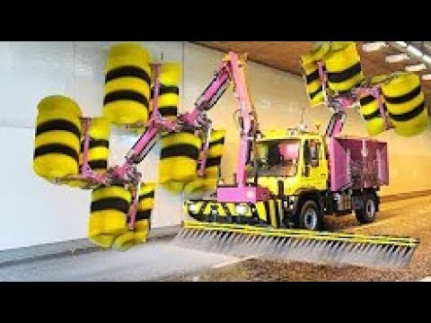 World Coolest Special Mega Machines Heavy Equipment Tunnel Cleaning, Road Plow, Saws, Mowers, Cranes