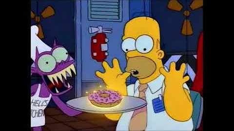 The Simpsons - Homer Sells His Soul For A Donut