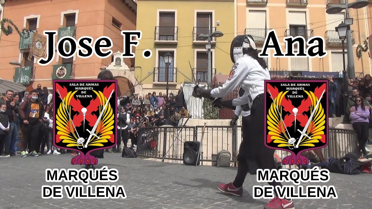 Combate: Ropera y daga. Villena 2022.