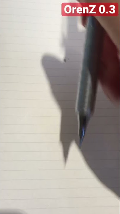 Pentel OrenZ metal grip 0.3 silver mechanical pencil there is no worry about bending the tips^^ オレンズ