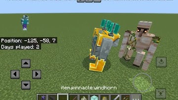 squall golem vs iron golem (minecraft dungeons addon)