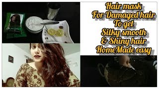 Get Soft , Silky  & Shiny Hair At Home - HOMEMADE MEHNDI HAIR MASK | DAMAGED HAIR | Shruti Mishra screenshot 4