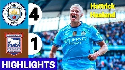 Man City vs Ipswich Town 4-1 | All Goals & Highlights | Premier League 2024/25 | Haland Hattrick