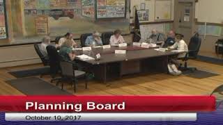 Planning Board - 2017-10-10