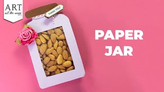 How to Make Paper Jar | DIY Paper Jar | Paper Jar | Home Decor | Paper Craft | @VENTUNOART