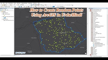 How to create random points using ArcGIS in Urdu/Hindi