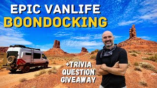 Living the VAN LIFE in the Valley of the Gods (+Merino Wool GIVEAWAY & BLM Camping)