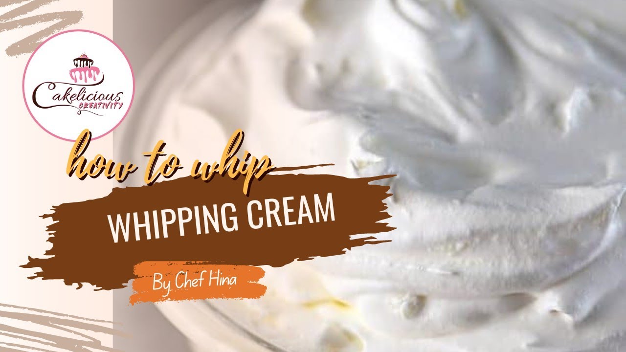 How to whip cream for cake. tricks and techniques by cakelicious