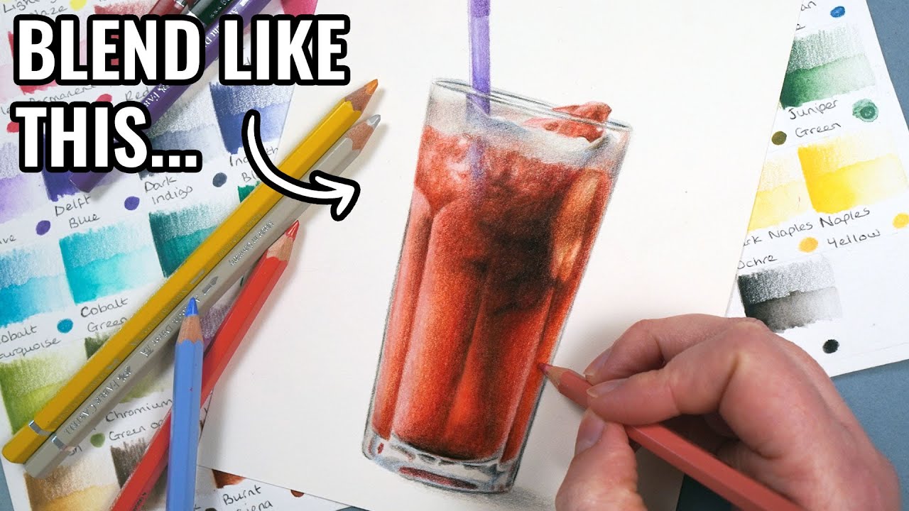 How To Blend With Watercolor Pencils