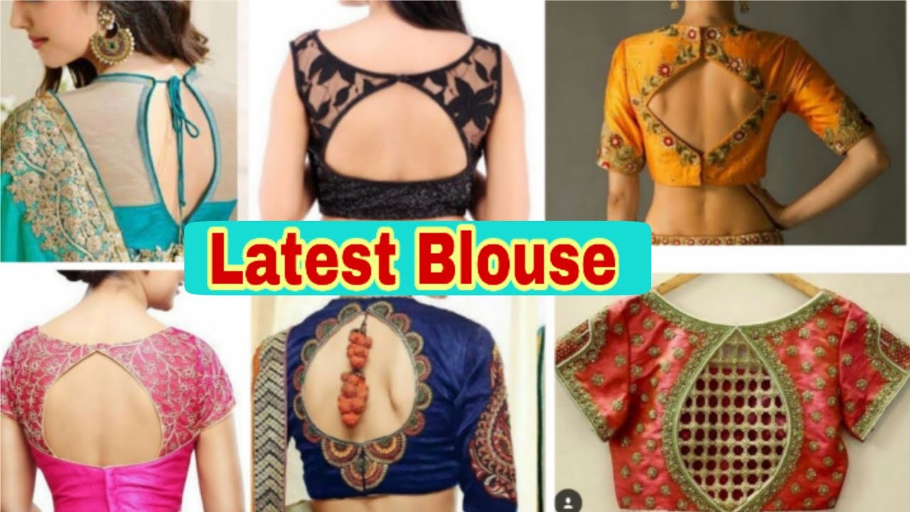Latest Blouse Back Neck Designs / party wear Blouse Design Images - YouTube