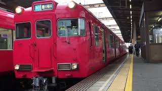 名鉄6000系初期車 6008f(急行豊川稲荷行き）本宿駅 発車‼️