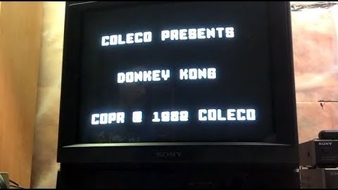 Playing Donkey Kong on Intellivision Day