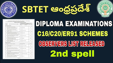AP DIPLOMA 2nd SPELL OBSERVER