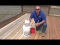 Deck Restoration Plus Deck & Wood Stain - Ship Bottom Gray Demo