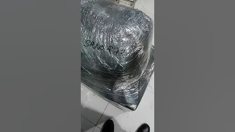 Sugarcane peeling machine packing video serial number 272