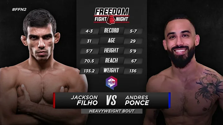 Full Fight - Jackson Filho vs. Andres Ponce - Free...