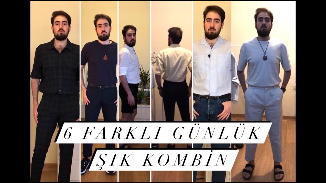 ⁣ERKEKLER İÇİN 6 FARKLI GÜNLÜK ŞIK KOMBİN | Erkek Giyim & Stil