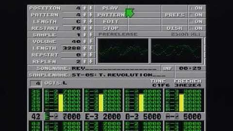 ESION Tracker - Rev song -  ATARI STE.