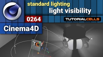 0264. light visibility ( volumetric, inverse volumetric ) in cinema 4d