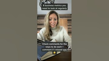 Top 8 business metrics to regularly monitor for the biz. Details are in the full video in comments.