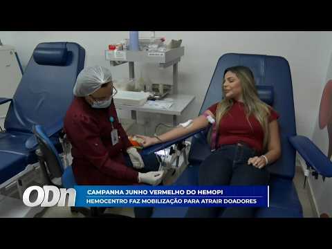 Campanha junho vermelho do HEMOPI faz mobilização para atrair doadores 19 06 2026