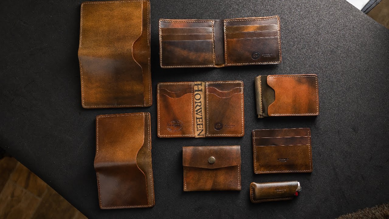 Ashland - Men's Handmade Leather Wallets - Horween Shell Cordovan