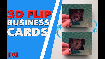 Lenticular Business Cards | 3D Flip Effect Printing | Unique Custom Cards by TwenT3