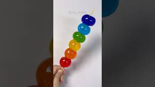 🌈🍡DIY Rainbow Slime Skewers