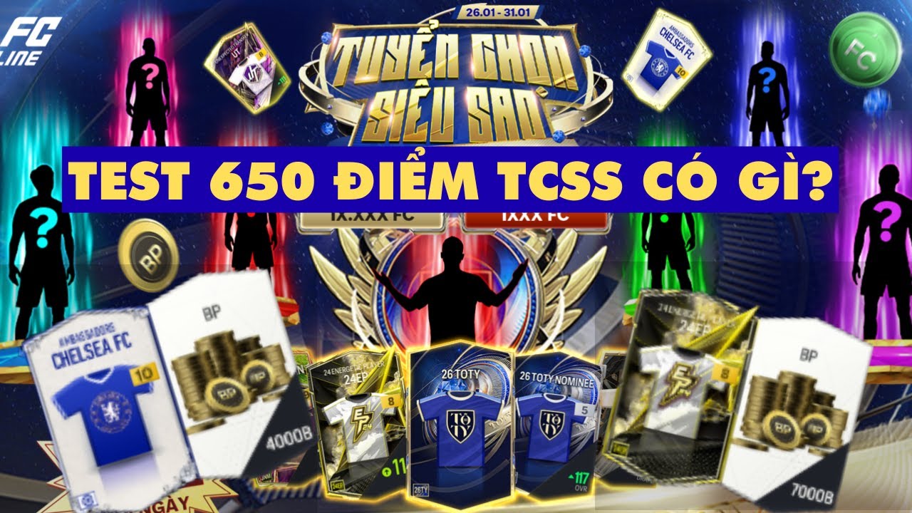 FC ONLINE - DÙNG 4K FC TEST 650 ĐIỂM SỰ KIỆN TCSS CHÚNG TA NHẬN ĐƯỢC GÌ?