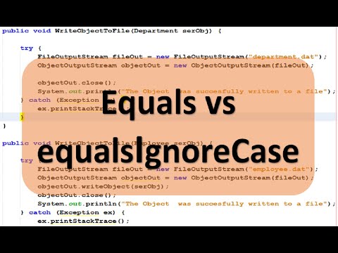 Video Lập trình Java - Sự khác nhau giữa equals và... - youtube