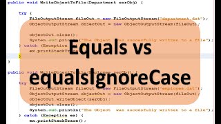 Lập trình Java - Sự khác nhau giữa equals và equalsIgnoreCase khi so sánh chuỗi String