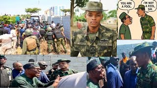 Shocking video of the soldiers calling WIKE a CIVILIAN sufface, HOW the whole f1hgt STARTED,