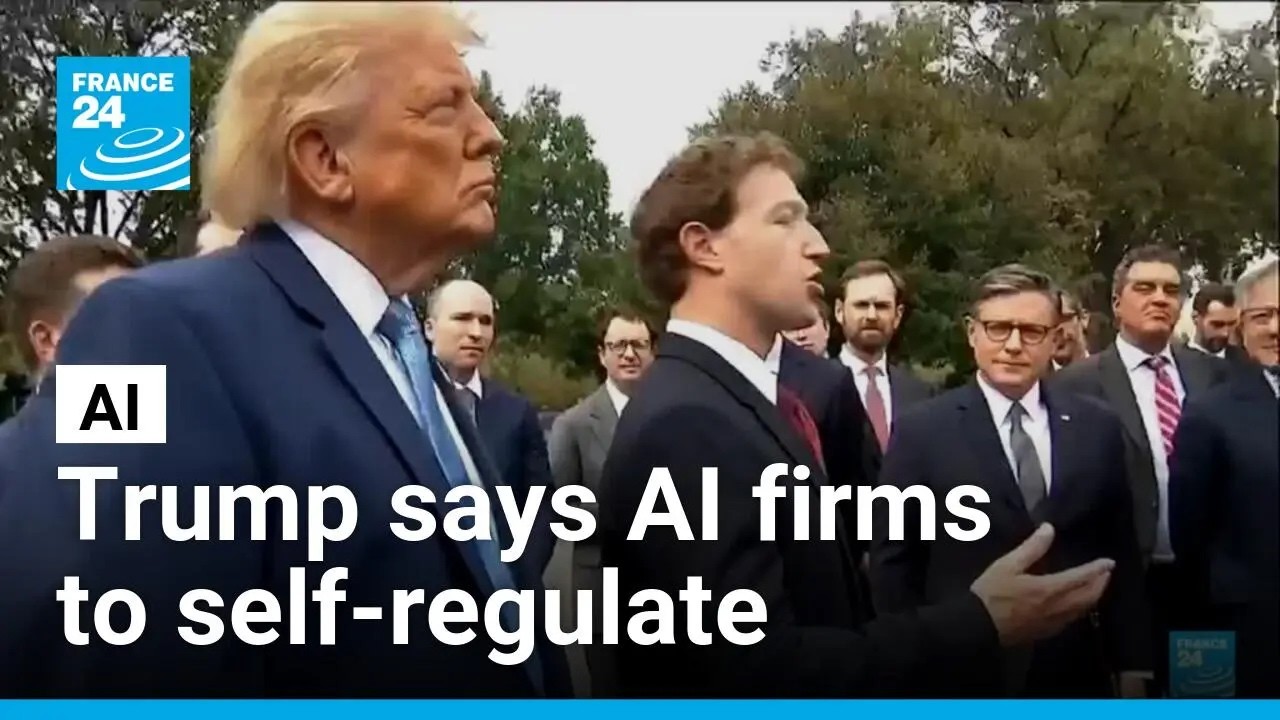 Trump puts trust in AI bosses to 'police themselves' • FRANCE 24 English
