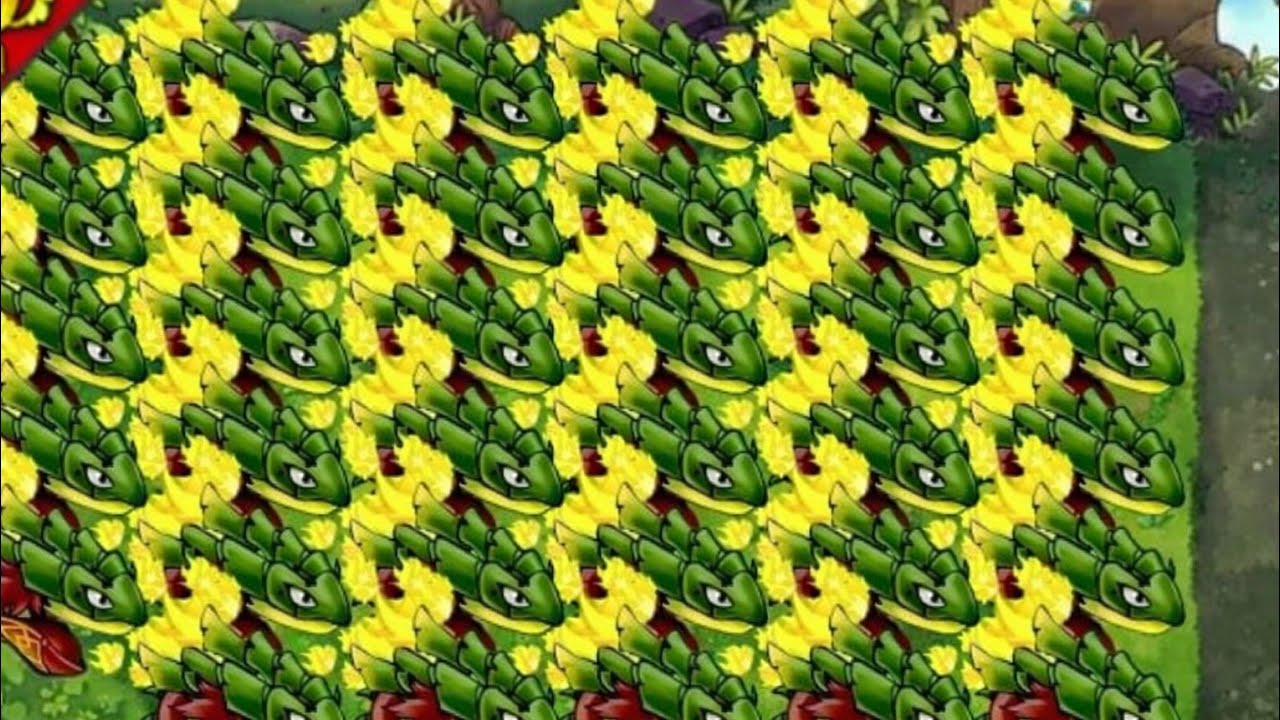 SUPER LARGE MAP 99 BIG SUPER HYPNO GATLING VS 999 ZOMBIES | Plants vs Zombies