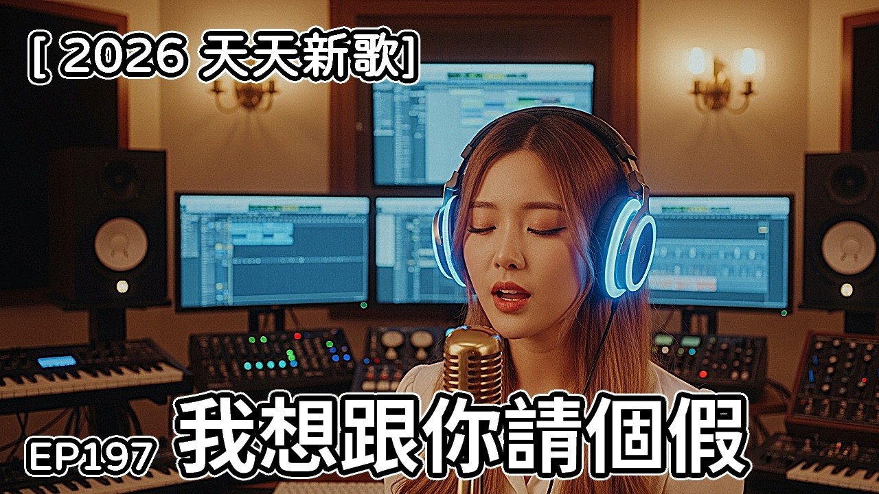 我想跟你請個假  EP197  [ 2026天天新歌 ]   AI/中文/流行歌曲/華語情歌/超有感染力     #中文 #情歌  #流行歌曲  #動態歌詞